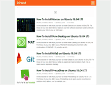 Tablet Screenshot of idroot.net